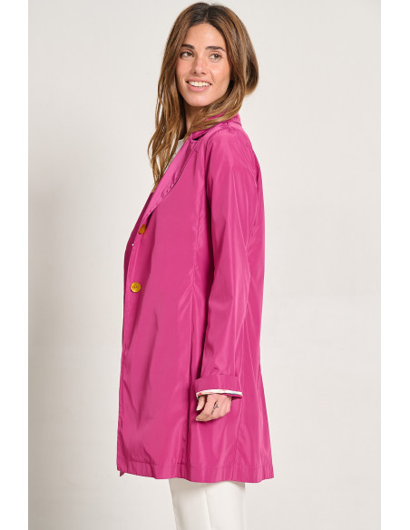 GABARDINA SOLAPAS MAGENTA