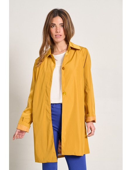 GABARDINA CLÁSICA MOSTAZA