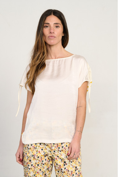 CAMISETA MANGA CORTA SATEN