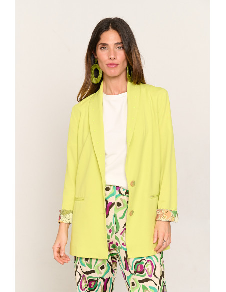 Blazer fluida lima BMB & Co. vista delantera