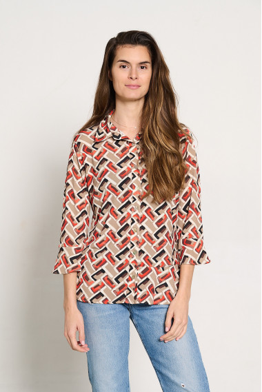 CAMISA PUNTO ESTAMPADA