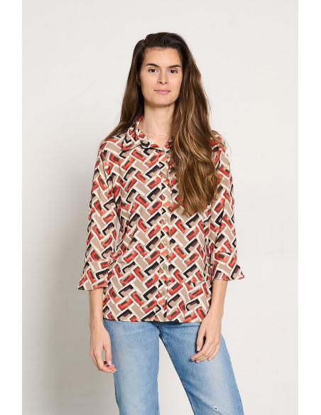 CAMISA PUNTO ESTAMPADA