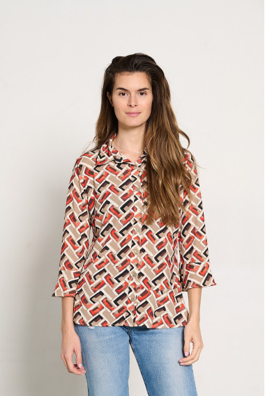 CAMISA PUNTO ESTAMPADA