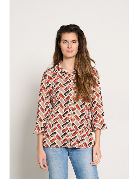 CAMISA PUNTO ESTAMPADA