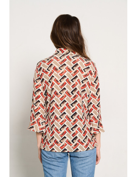 CAMISA PUNTO ESTAMPADA