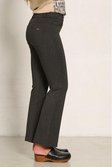 PANTALON ACAMPANADO GRIS