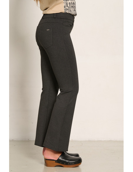 PANTALON ACAMPANADO GRIS