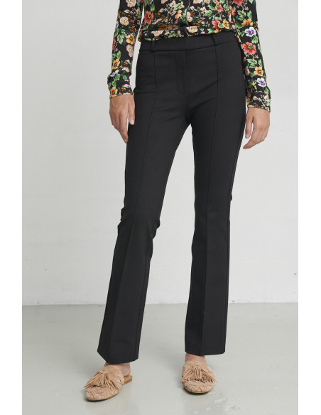 PANTALON FLARE FIT NEGRO