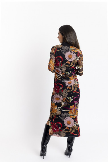 Vestido Midi Entallado Tul BMB & Co.