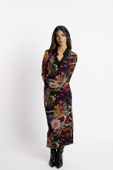 Vestido Midi Entallado Tul BMB & Co.