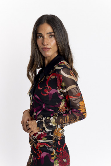 Vestido Midi Entallado Tul BMB & Co.