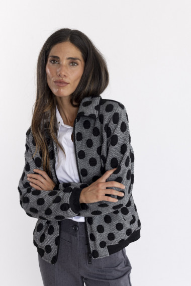 Bomber Lunares Jacquard BMB & Co.