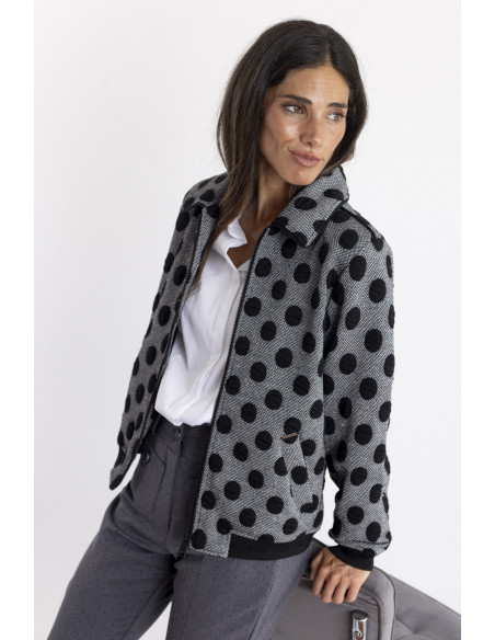 Bomber Lunares Jacquard BMB & Co.