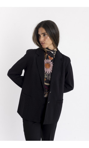 Blazer Negra Con Brillos BMB & Co.