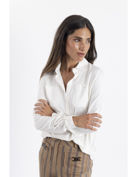 Camiseta Cruda Soft Botonadura BMB & Co.