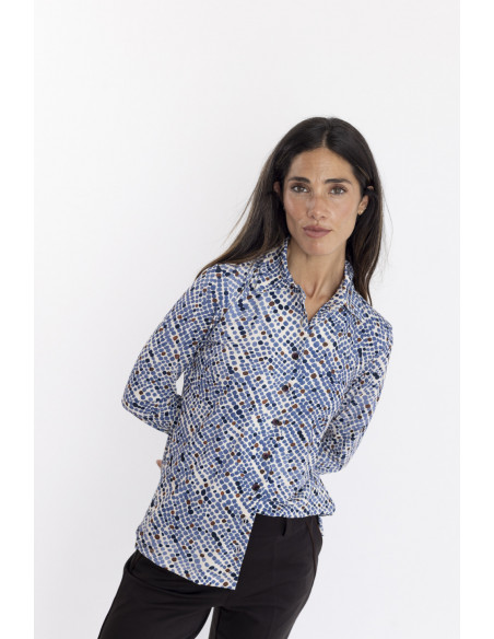 Camisa De Lunares con Caída BMB & Co.