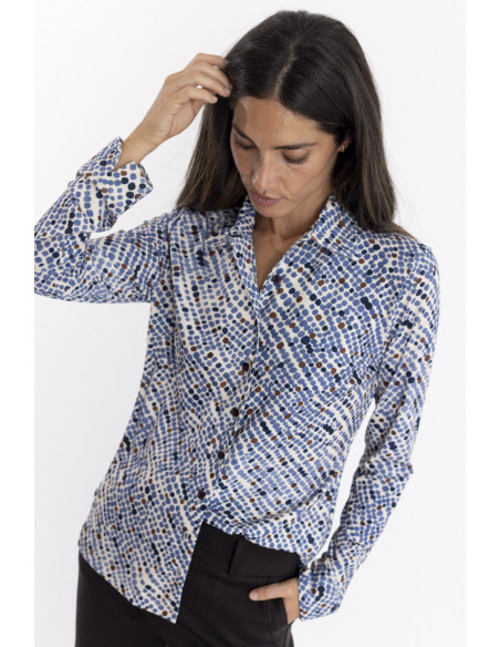 Camisa De Lunares con Caída BMB & Co.