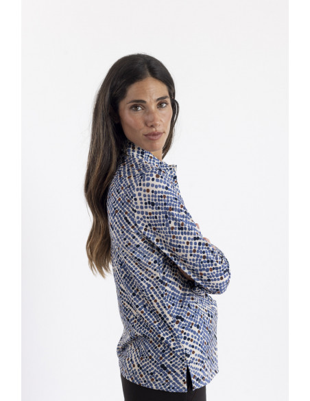 Camisa De Lunares con Caída BMB & Co.