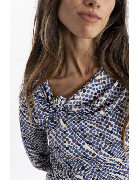 Camiseta De Lunares Con Nudos BMB & Co.