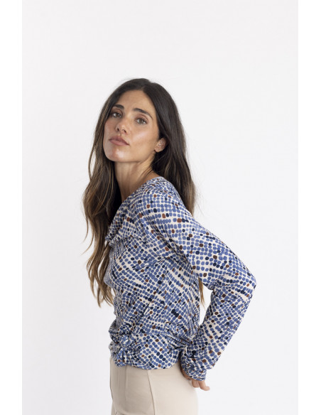 Camiseta De Lunares Con Nudos BMB & Co.