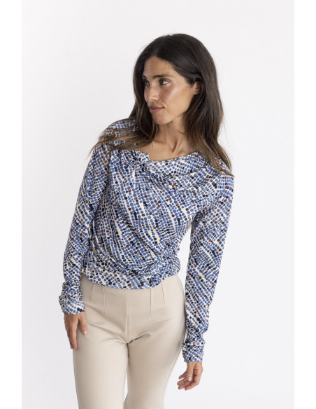 Camiseta De Lunares Con Nudos BMB & Co.