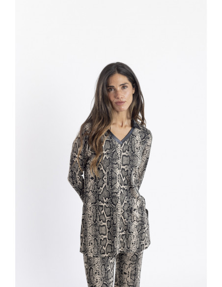 Camiseta Jacquard Animal Print BMB & Co.