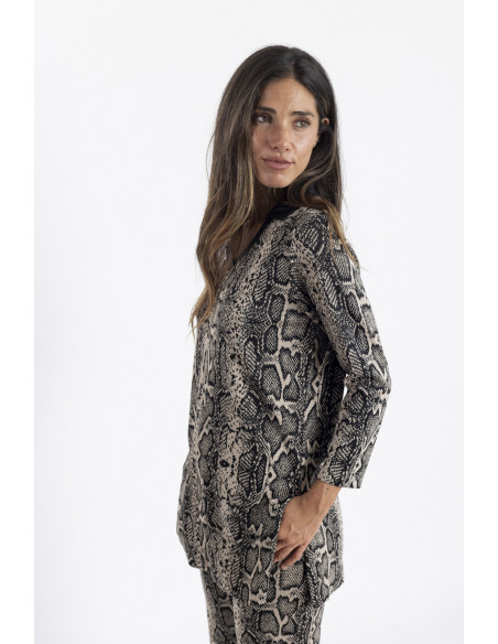 Camiseta Jacquard Animal Print BMB & Co.