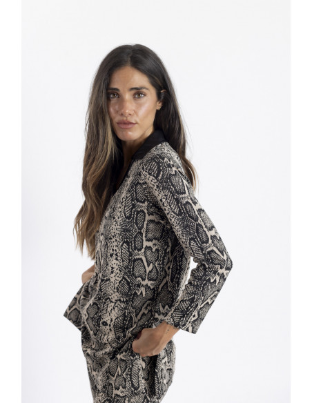 Camiseta Jacquard Animal Print BMB & Co.