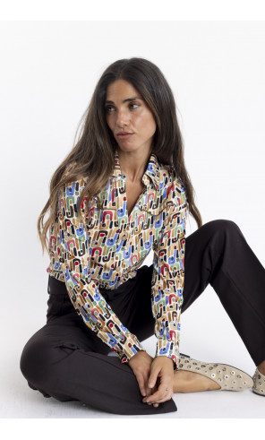 Pantalon Recto Chocolate Efecto Segunda Piel BMB & Co.