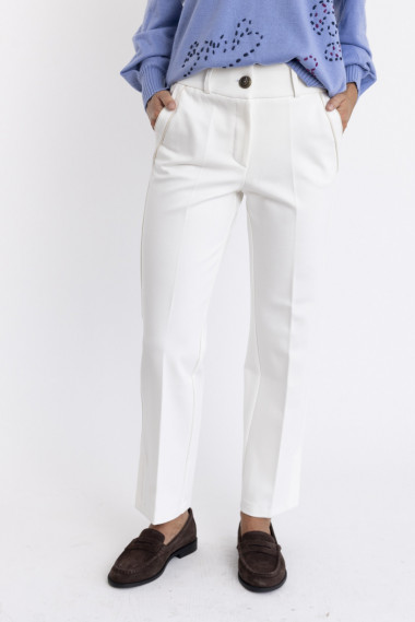 Pantalon Recto Crudo Efecto Segunda Piel  BMB & Co.