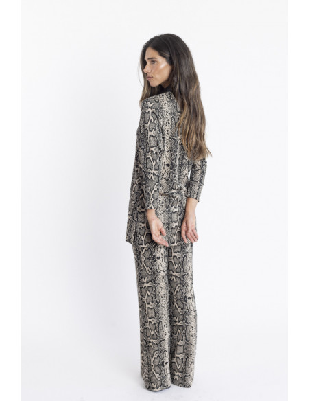 Pantalon Fluido Animal Print BMB & Co.