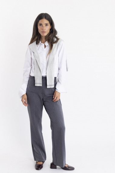 PANTALON RECTO CON STRASS