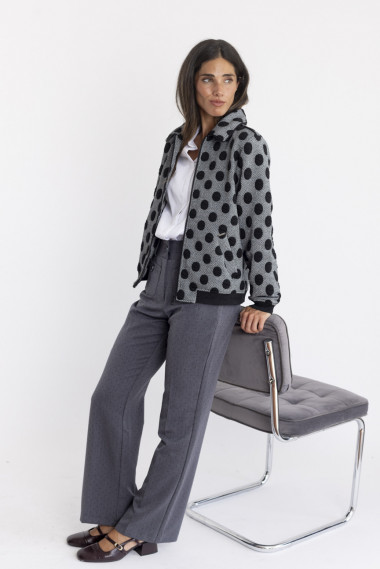 PANTALON RECTO CON STRASS