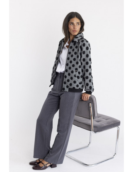 PANTALON RECTO CON STRASS