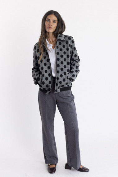 PANTALON RECTO CON STRASS