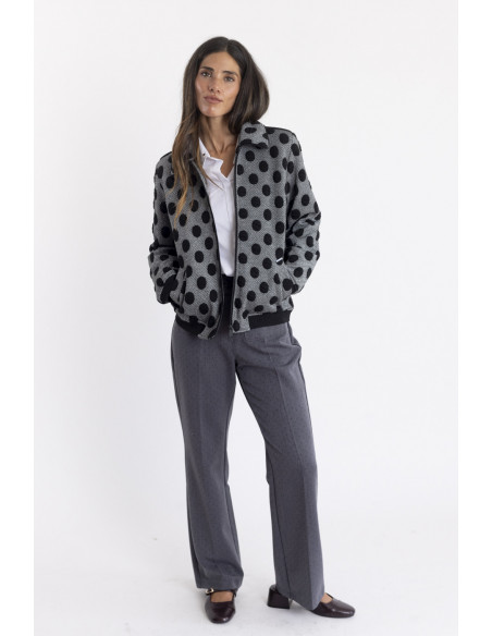 PANTALON RECTO CON STRASS