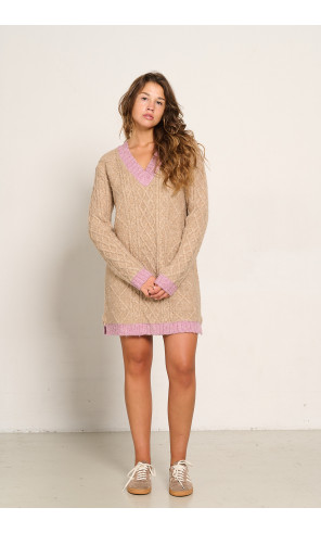 VESTIDO PUNTO TRENZADO