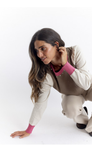 Jersey Tricolor Con Botones BMB & Co.