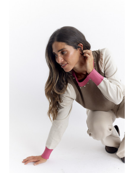 Jersey Tricolor Con Botones BMB & Co.