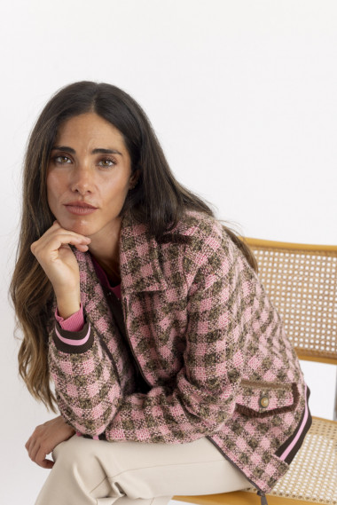 Bomber Cuadros Lana BMB & Co.