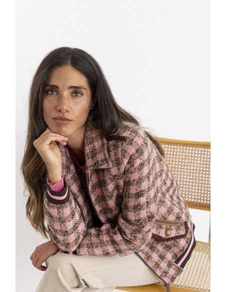 Bomber Cuadros Lana BMB & Co.