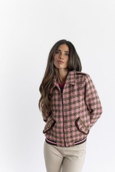Bomber Cuadros Lana BMB & Co.