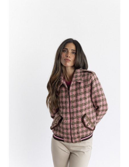 Bomber Cuadros Lana BMB & Co.