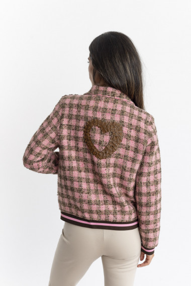 Bomber Cuadros Lana BMB & Co.