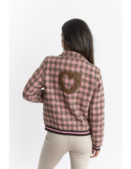 Bomber Cuadros Lana BMB & Co.