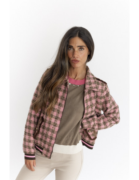 Bomber Cuadros Lana BMB & Co.