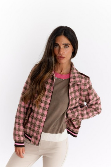 Bomber Cuadros Lana BMB & Co.