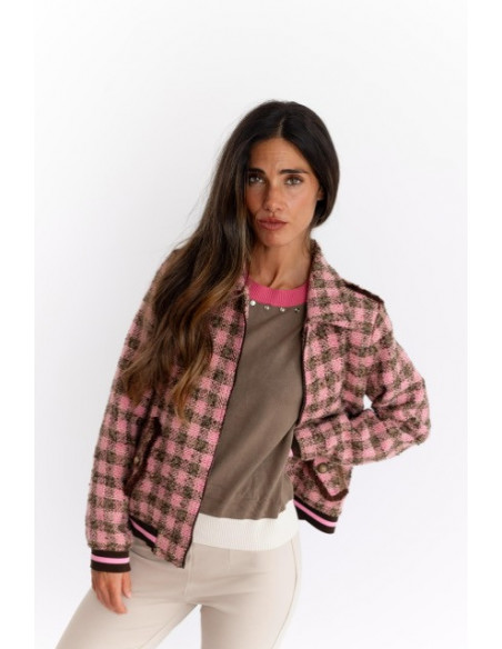 Bomber Cuadros Lana BMB & Co.