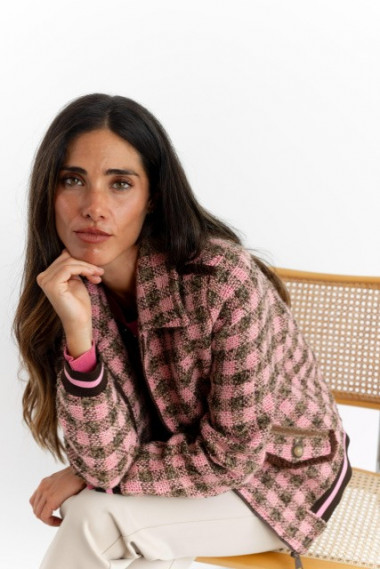 Bomber Cuadros Lana BMB & Co.