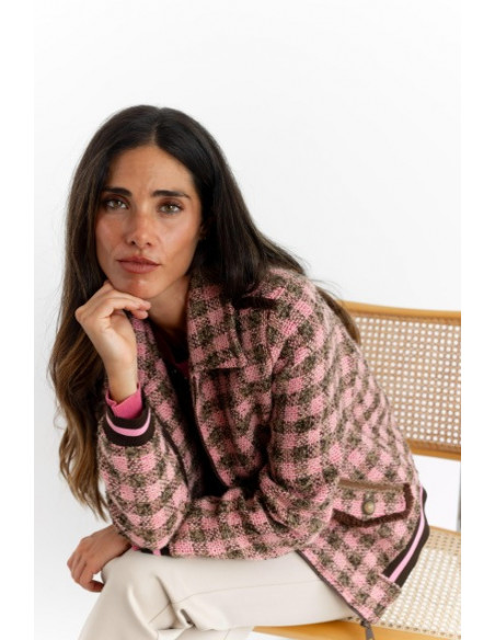 Bomber Cuadros Lana BMB & Co.